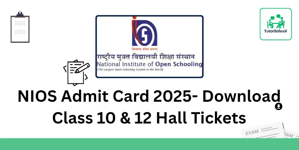 NIOS Admit Card 2025