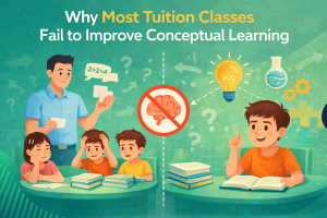 Most tutions fail to improve conceptual learning